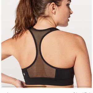 Lululemon Speed Up Sports Bra • size 6 • Black